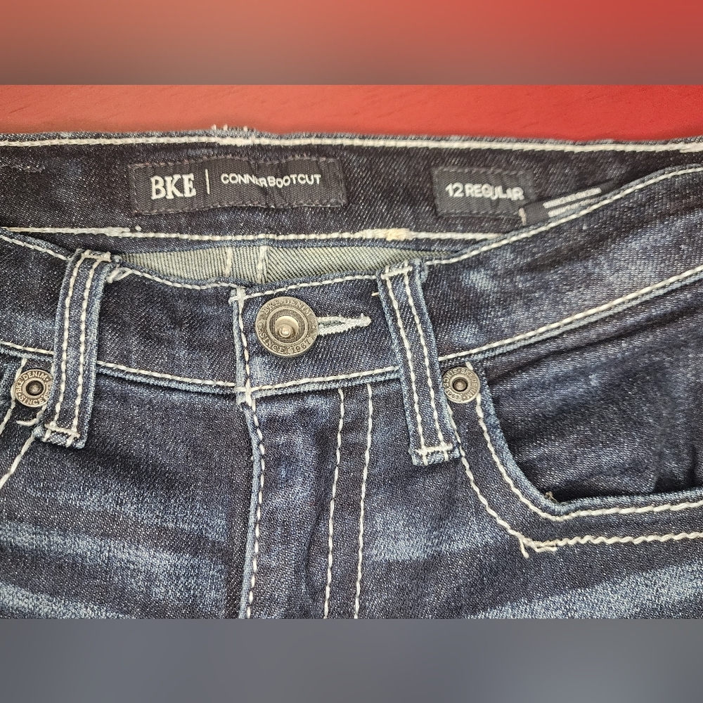 BKE Blue Bootcut Jeans Classic Style